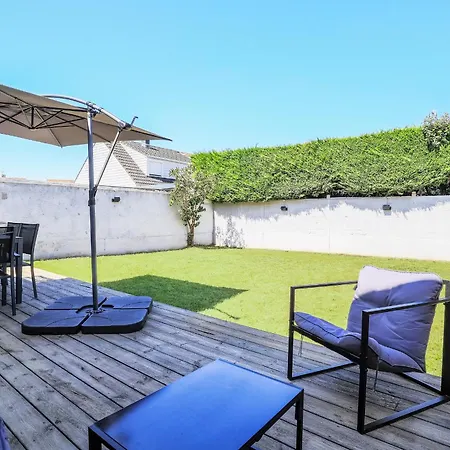 Vakantiehuis L'orangerie, Maison Moderne Avec Jardin Berck