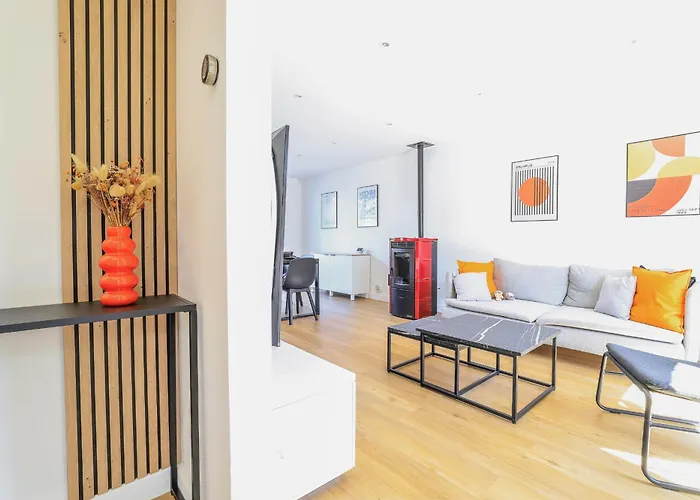 L'orangerie, Maison Moderne Avec Jardin בית נופש *