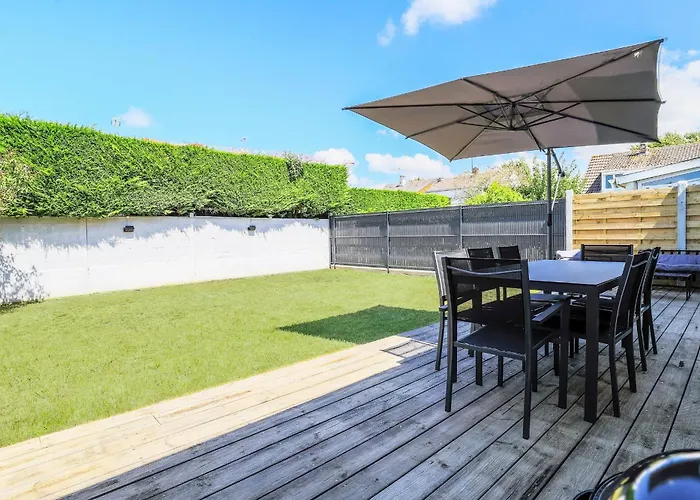 L'orangerie, Maison Moderne Avec Jardin בית נופש Berck